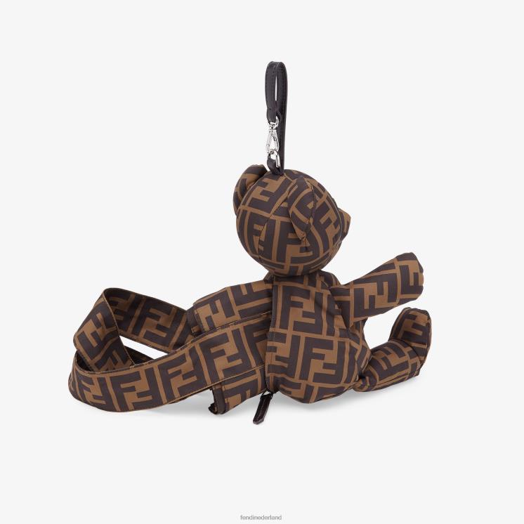 kinderen accessoires Fendi 0J62L2782 nylon shopper met teddybeer mode