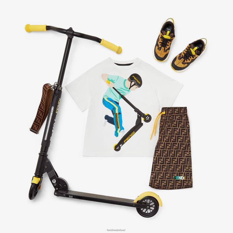 kinderen accessoires Fendi 0J62L2947 micro aluminium junior scooter mode
