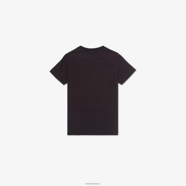 kinderen kleding Fendi 0J62L2956 multi-jersey junior t-shirt veelkleurig