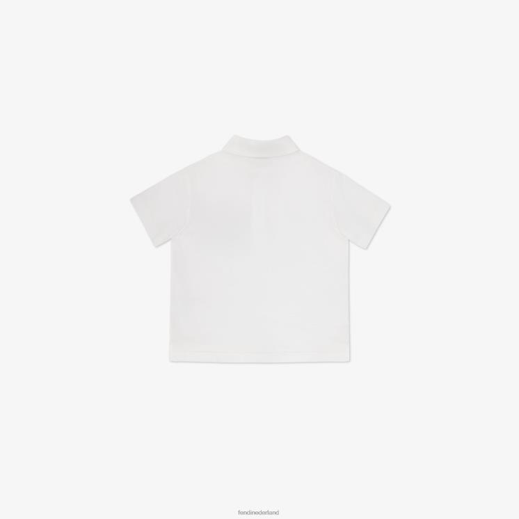 kinderen kleding Fendi 0J62L2967 jersey junior poloshirt mode