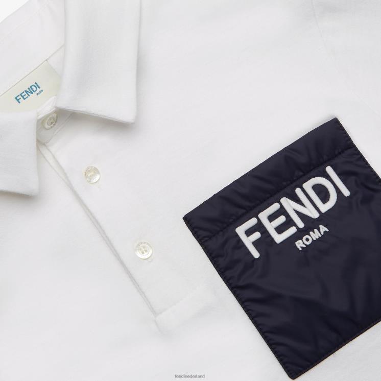 kinderen kleding Fendi 0J62L2967 jersey junior poloshirt mode