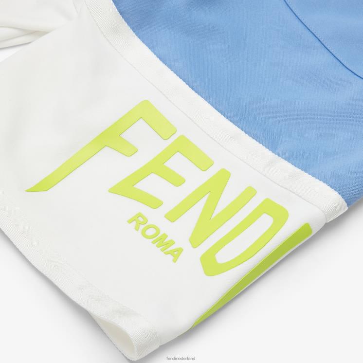 kinderen kleding Fendi 0J62L2969 Bermuda\'s van acetaat wit