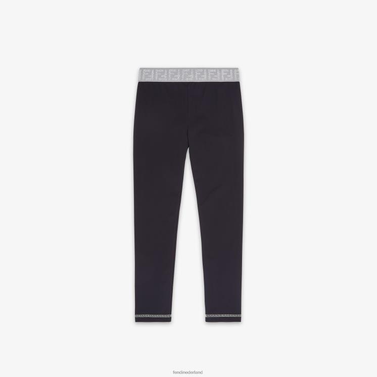kinderen kleding Fendi 0J62L2869 lycra junior legging zwart