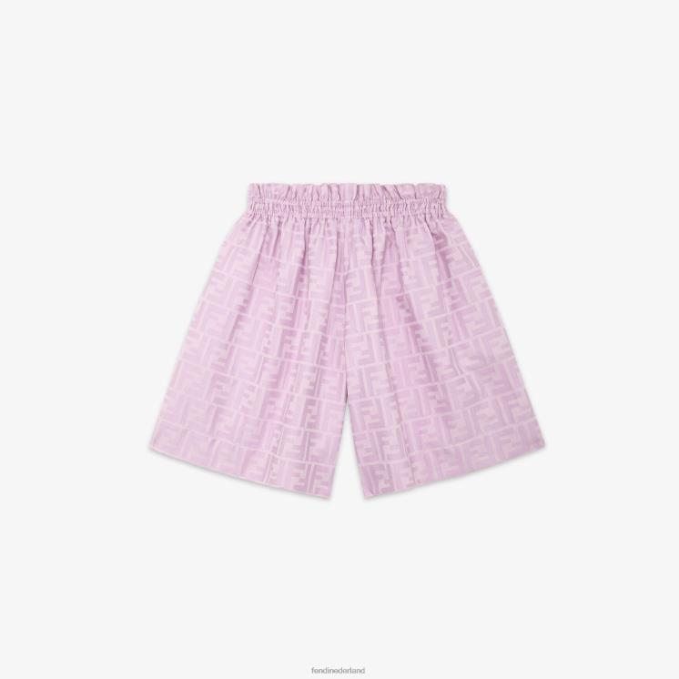 kinderen kleding Fendi 0J62L2930 lila ff katoenen short paars