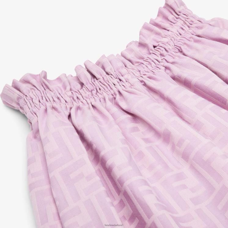 kinderen kleding Fendi 0J62L2930 lila ff katoenen short paars