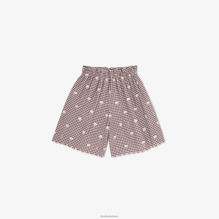 kinderen kleding Fendi 0J62L2933 katoenen korte broek veelkleurig