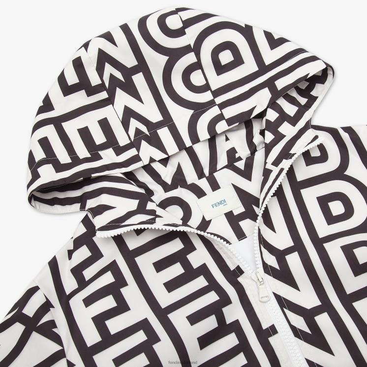 kinderen kleding Fendi 0J62L2862 tweekleurig mini-me-windjack van Marc Jacobs veelkleurig