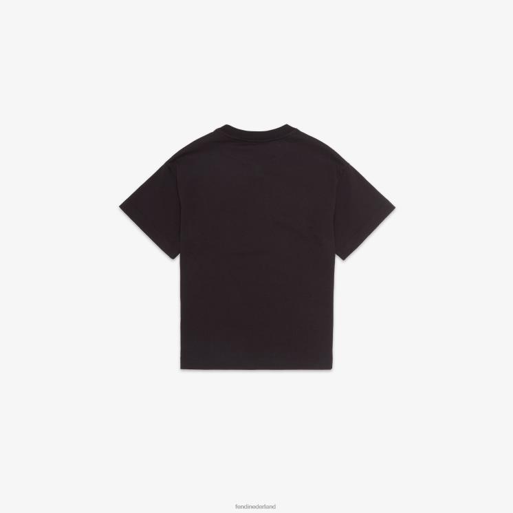 kinderen kleding Fendi 0J62L2867 jersey junior t-shirt met print veelkleurig