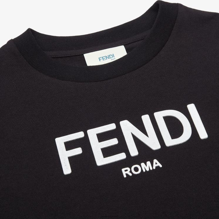 kinderen kleding Fendi 0J62L2867 jersey junior t-shirt met print veelkleurig