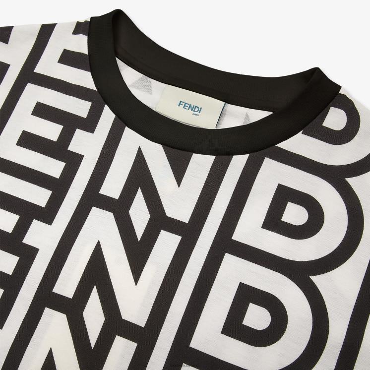 kinderen kleding Fendi 0J62L2870 tweekleurig mini-me-t-shirt van Marc Jacobs veelkleurig