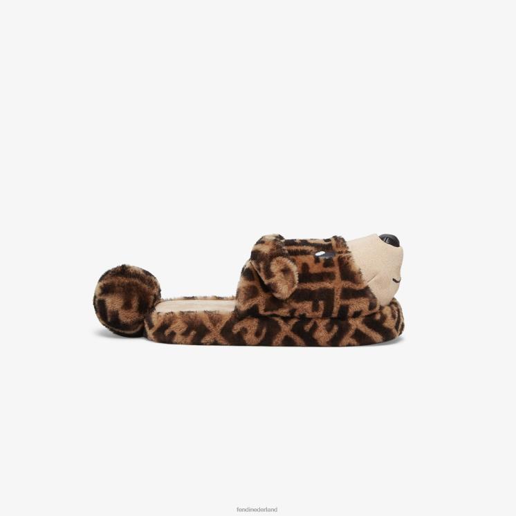 kinderen schoenen Fendi 0J62L2916 pantoffels van schapenvacht mode