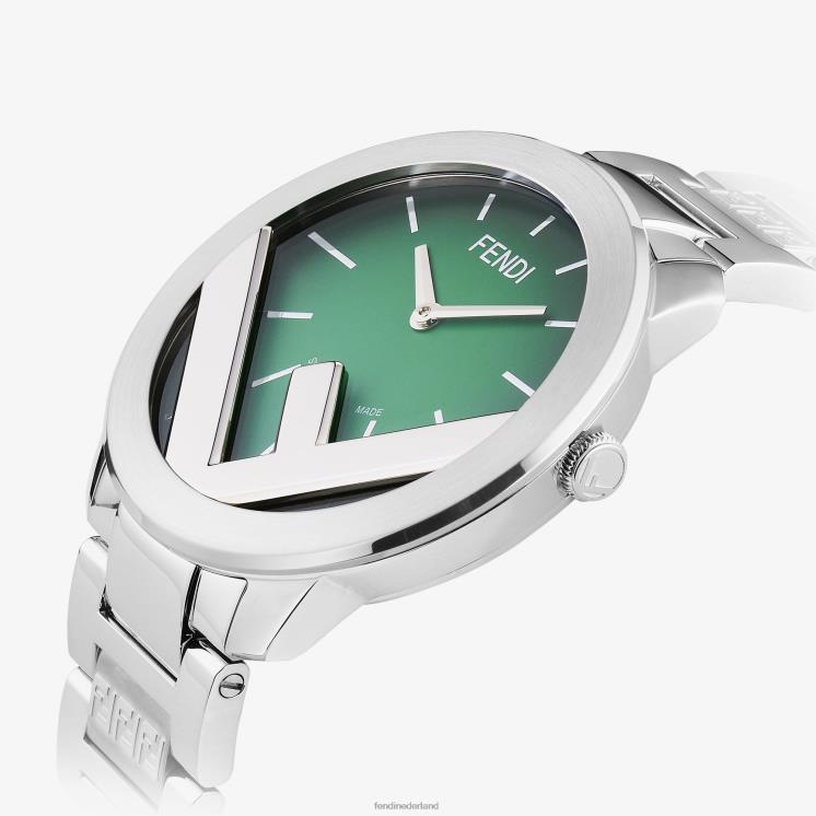 Heren accessoires Fendi 0J62L2431 41 mm - rond horloge met logo mode