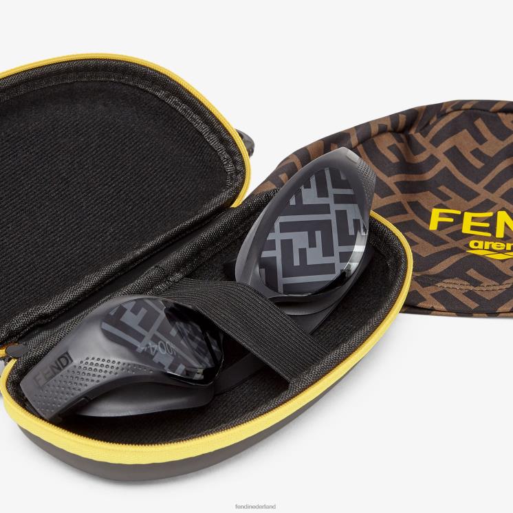 Heren accessoires Fendi 0J62L2571 Zwembril voor modeshows met lage brugvorm mode