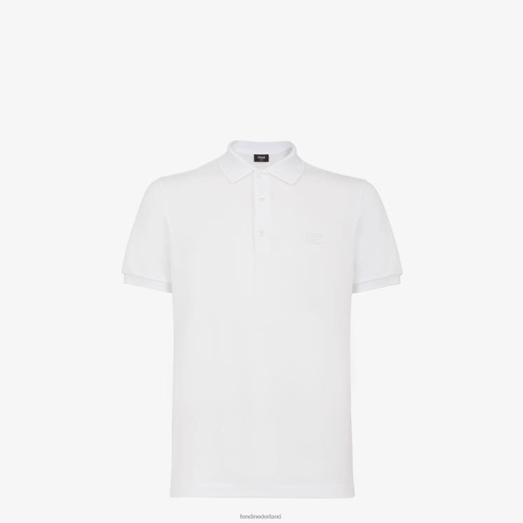 Heren kleding Fendi 0J62L2131 katoenen poloshirt wit