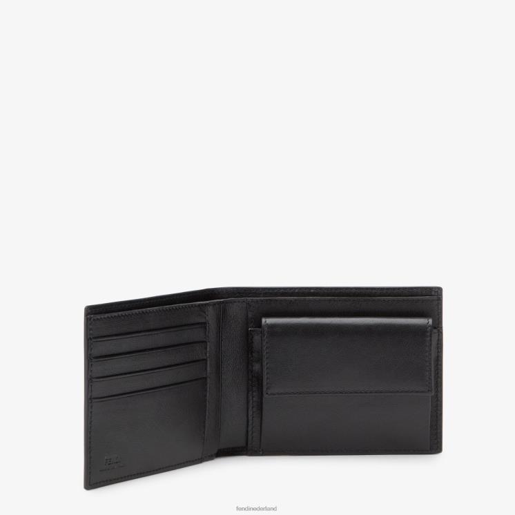 Heren accessoires Fendi 0J62L2621 tweevoudige portemonnee van stof mode