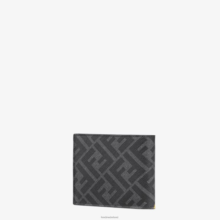 Heren accessoires Fendi 0J62L2621 tweevoudige portemonnee van stof mode