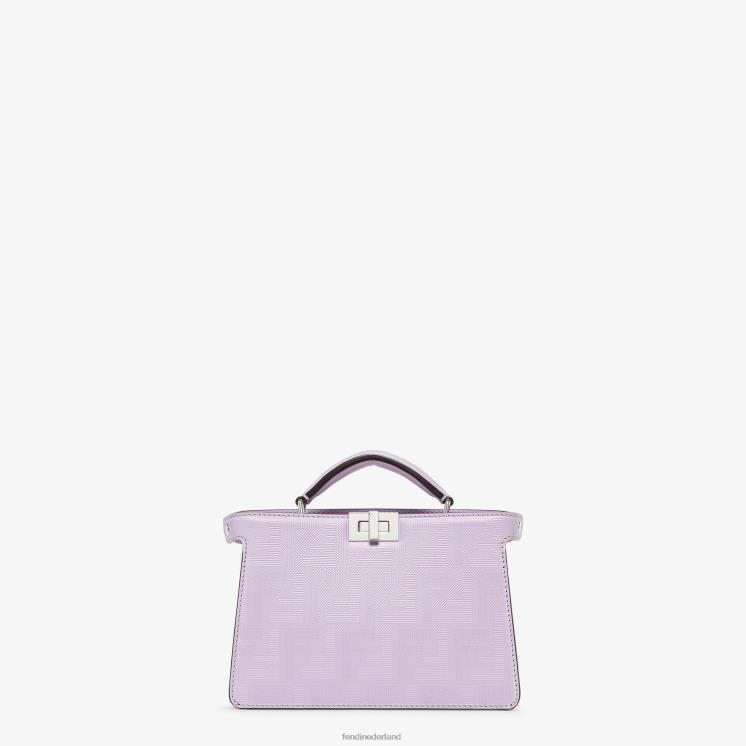 Heren accessoires Fendi 0J62L1794 lila leren tas paars