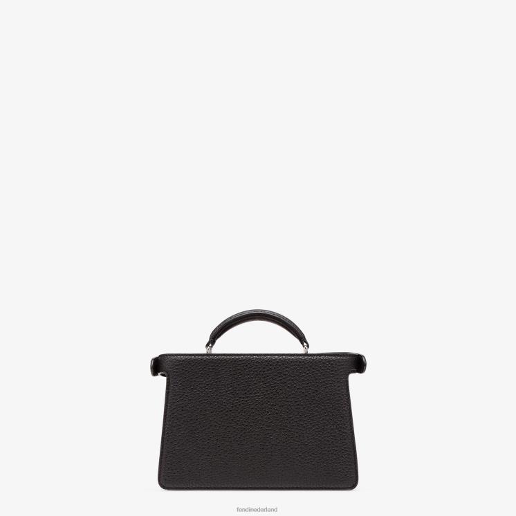 Heren accessoires Fendi 0J62L1810 Kiekeboe iseeu xcross leren tas zwart