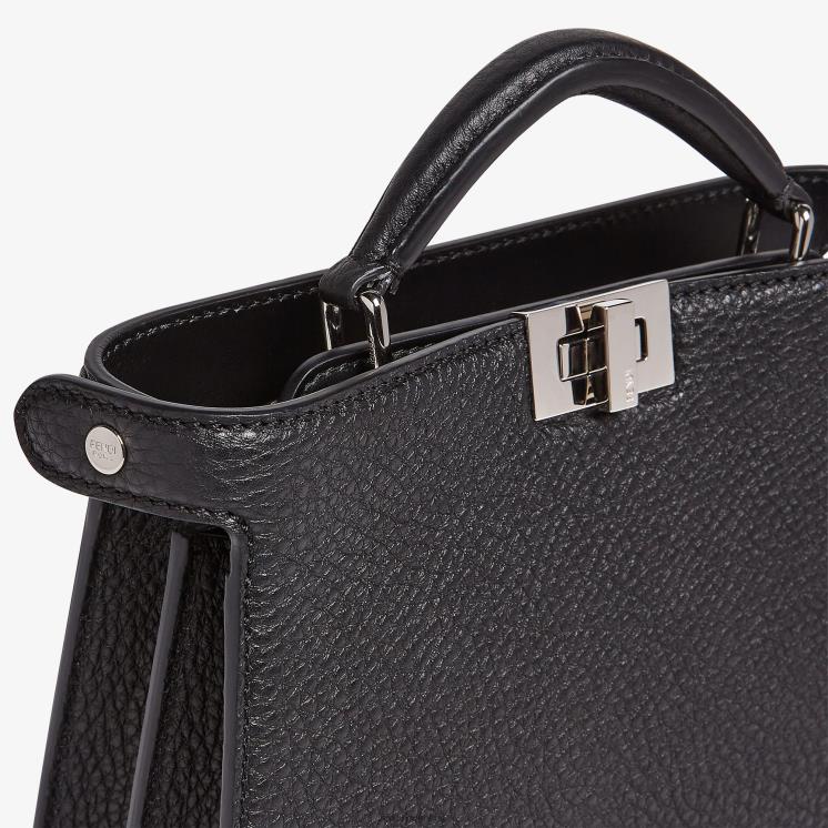 Heren accessoires Fendi 0J62L1810 Kiekeboe iseeu xcross leren tas zwart