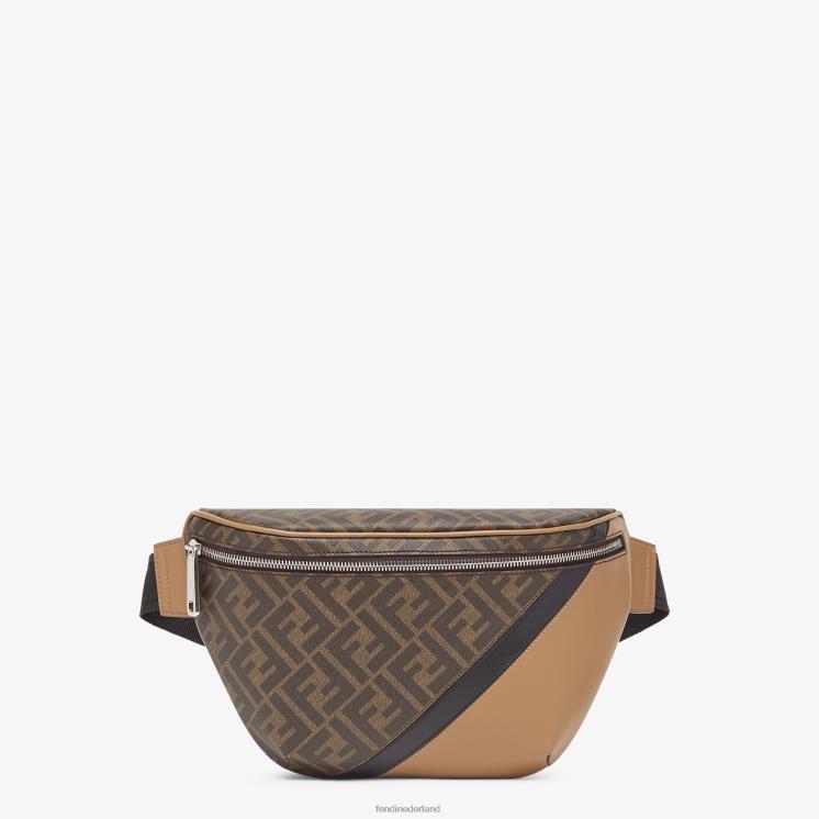 Heren accessoires Fendi 0J62L1853 leren heuptasje veelkleurig