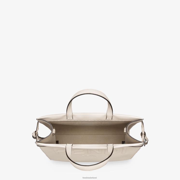 Heren accessoires Fendi 0J62L1870 medium ga naar leren shoppertas beige