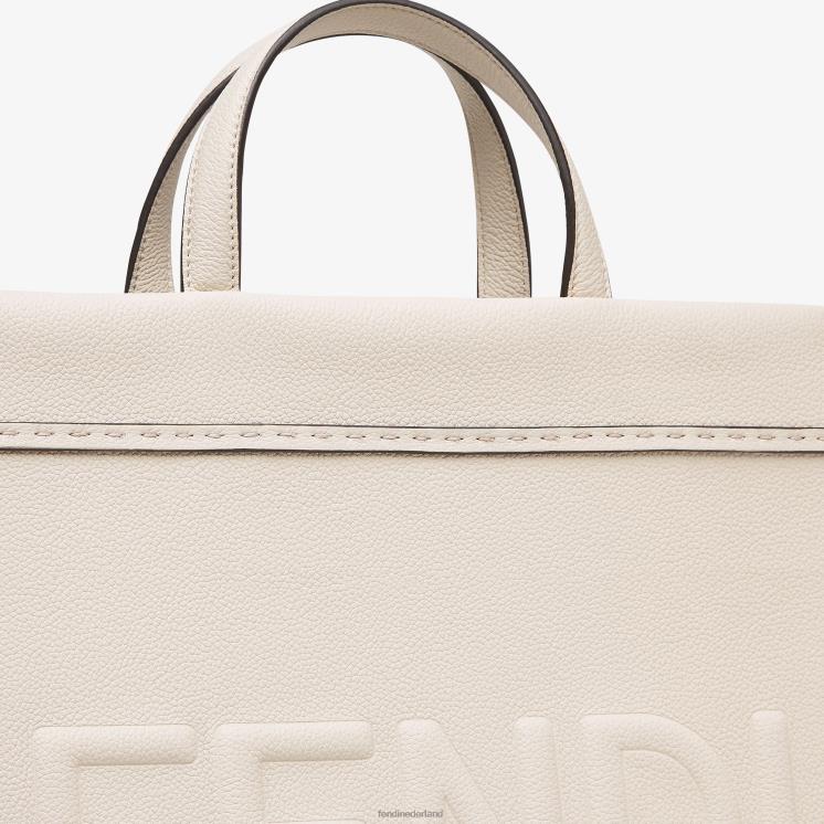 Heren accessoires Fendi 0J62L1870 medium ga naar leren shoppertas beige