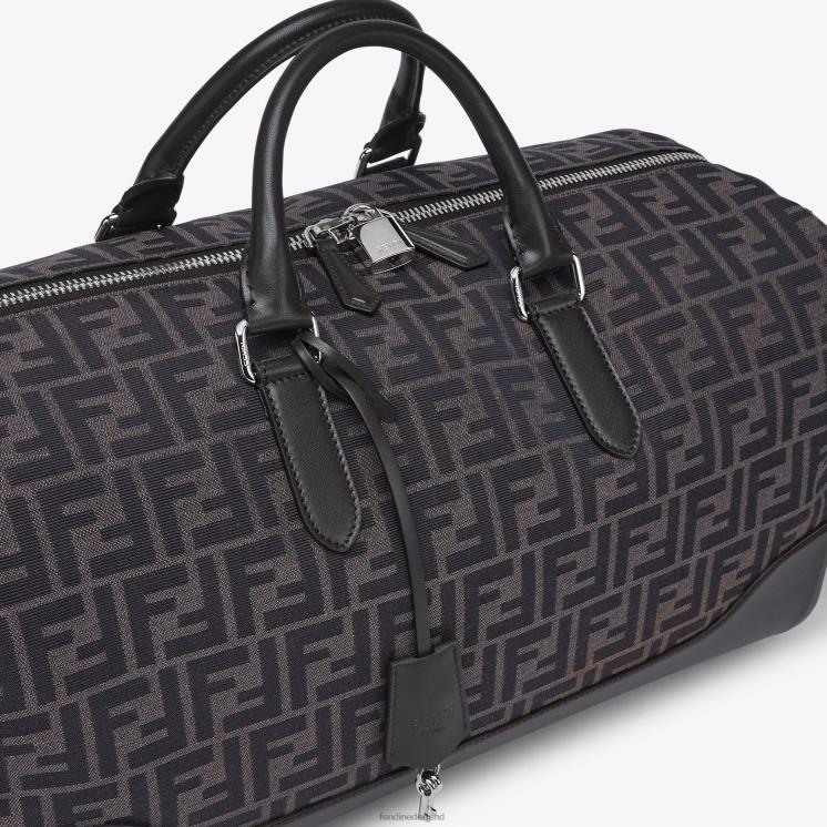 Heren accessoires Fendi 0J62L1888 ff grote tas van jacquardstof veelkleurig