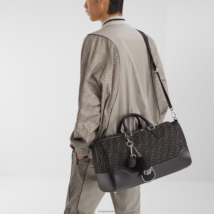 Heren accessoires Fendi 0J62L1888 ff grote tas van jacquardstof veelkleurig