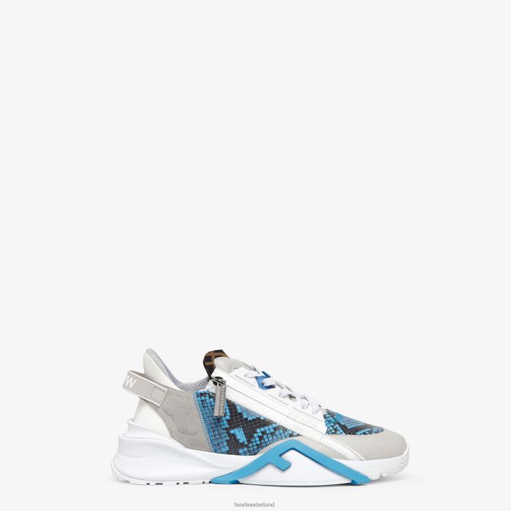 Heren schoenen Fendi 0J62L2294 elaphe lage modellen lichtblauw
