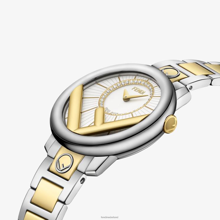 vrouwen accessoires Fendi 0J62L424 28 mm - horloge met logo veelkleurig