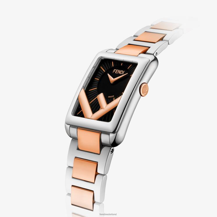 vrouwen accessoires Fendi 0J62L429 22,5x32mm - horloge met logo veelkleurig