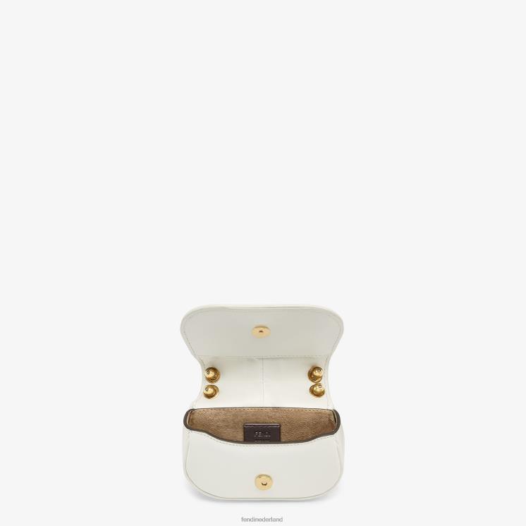 vrouwen accessoires Fendi 0J62L12 kom op nano-leren charme wit