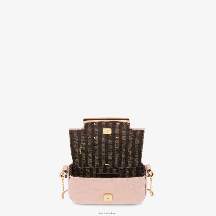 vrouwen accessoires Fendi 0J62L292 canvas bedel met ff borduursel roze