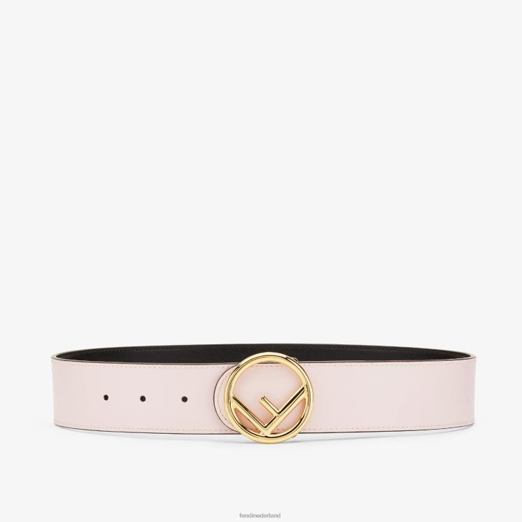 vrouwen accessoires Fendi 0J62L418 omkeerbare riem van meerdere leer zwart