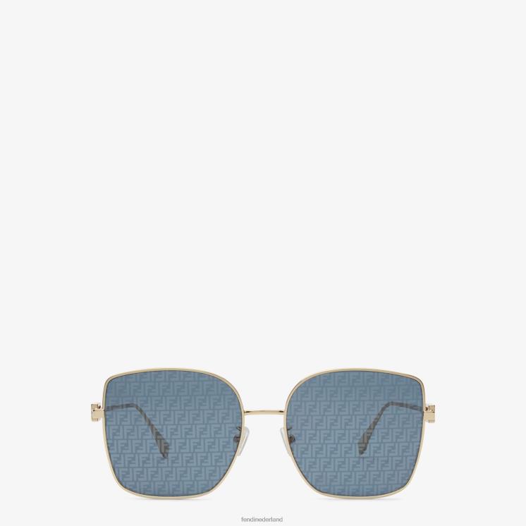vrouwen accessoires Fendi 0J62L348 zonnebril met lenzen en ff micro-logo mode