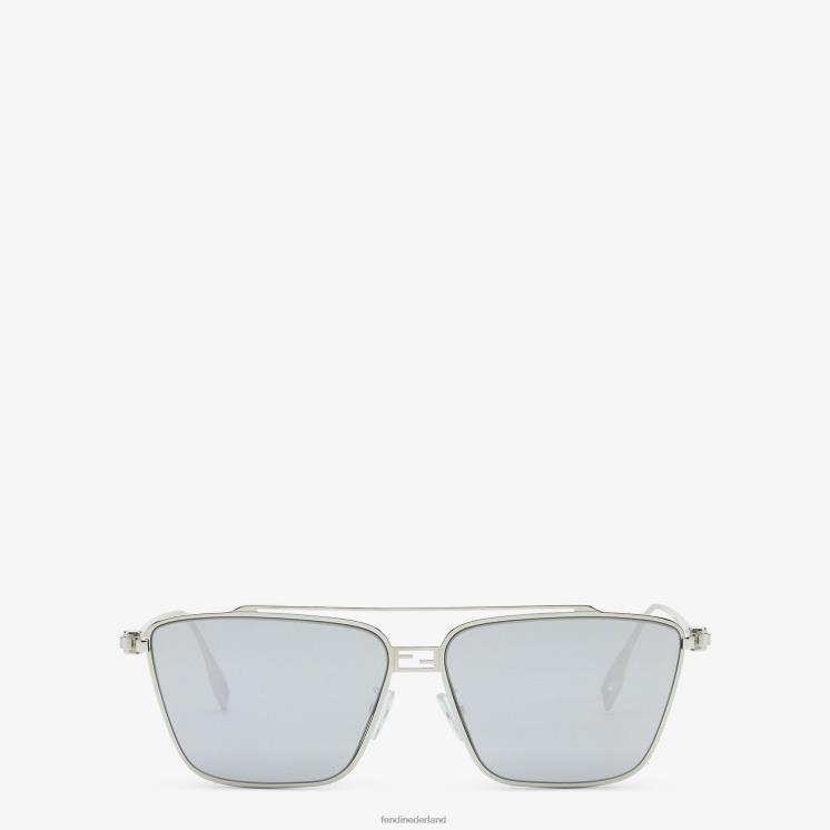 vrouwen accessoires Fendi 0J62L76 metalen zonnebril goud
