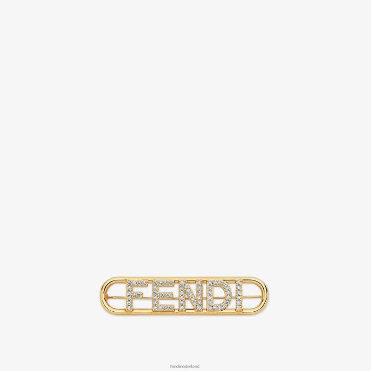 vrouwen juwelen Fendi 0J62L1729 colobroche goud