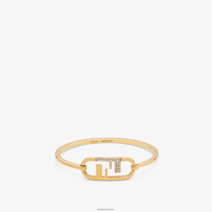 vrouwen juwelen Fendi 0J62L1679 o'lock armband goud