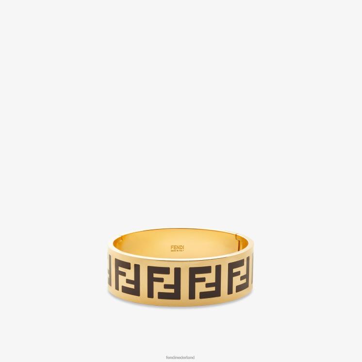 vrouwen juwelen Fendi 0J62L1762 ff armband goud
