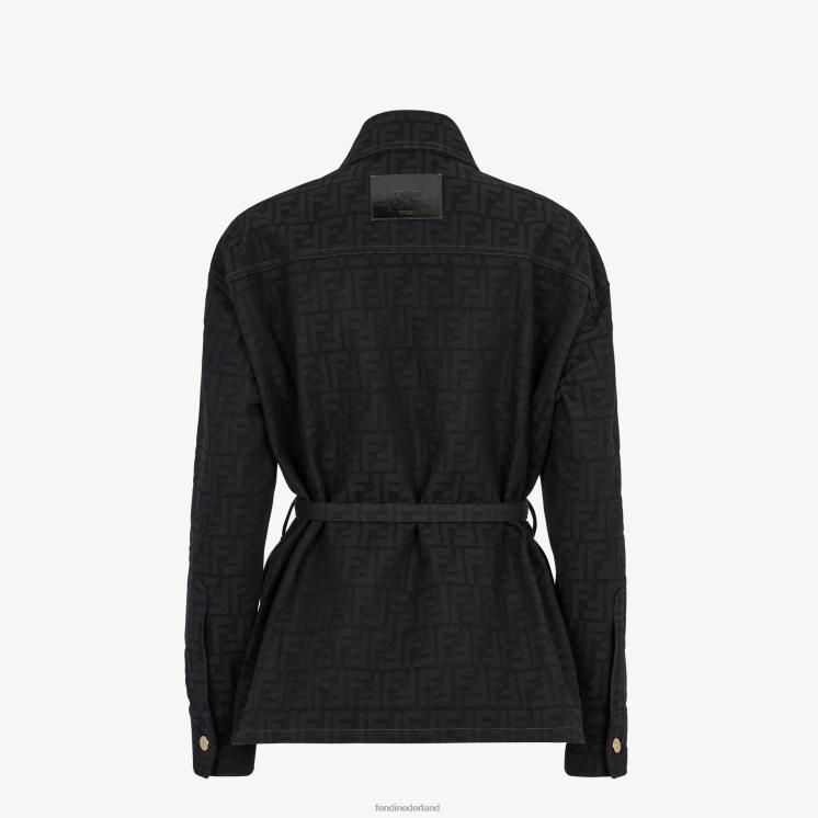 vrouwen kleding Fendi 0J62L931 go-to jack van jacquarddenim blauw