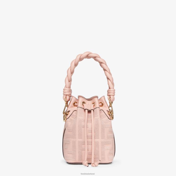 vrouwen accessoires Fendi 0J62L816 ff canvas minitasje roze