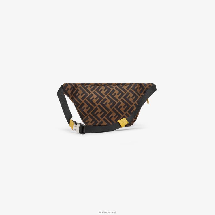 vrouwen accessoires Fendi 0J62L2894 Heuptasje van nylon met Roma-logo veelkleurig
