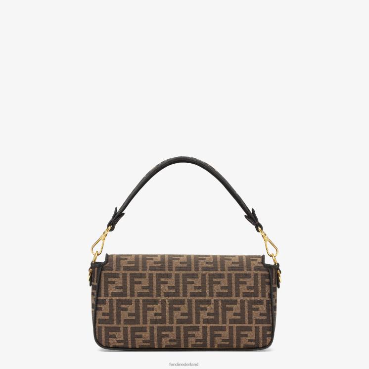 vrouwen accessoires Fendi 0J62L513 Zak van jacquard ff-stof bruin