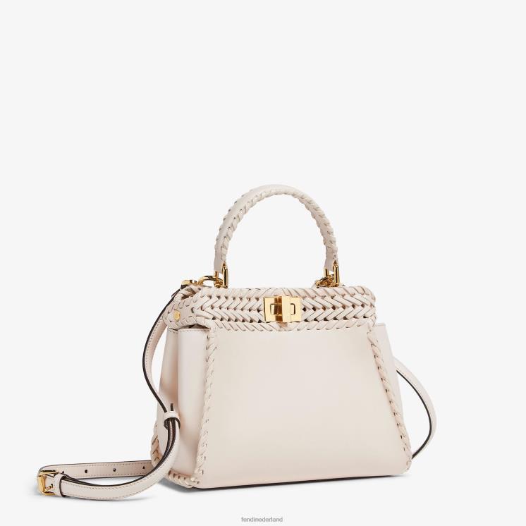 vrouwen accessoires Fendi 0J62L552 Camellia lederen tas met bijpassende draad roze