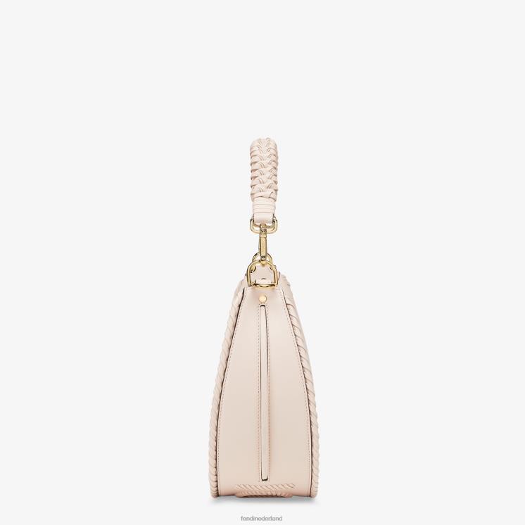 vrouwen accessoires Fendi 0J62L554 Camellia lederen tas met bijpassende draad roze
