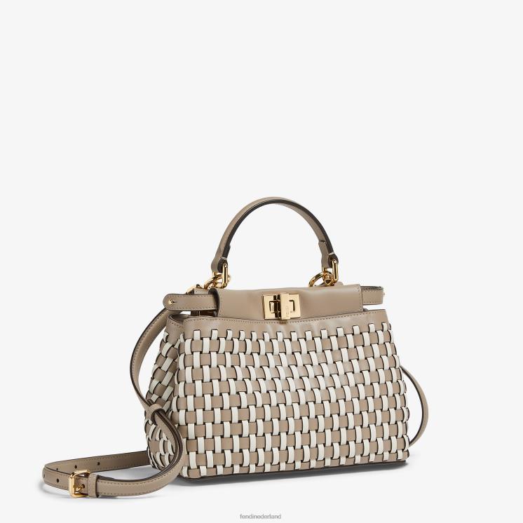 vrouwen accessoires Fendi 0J62L607 duif geïnterlinieerde leren tas veelkleurig