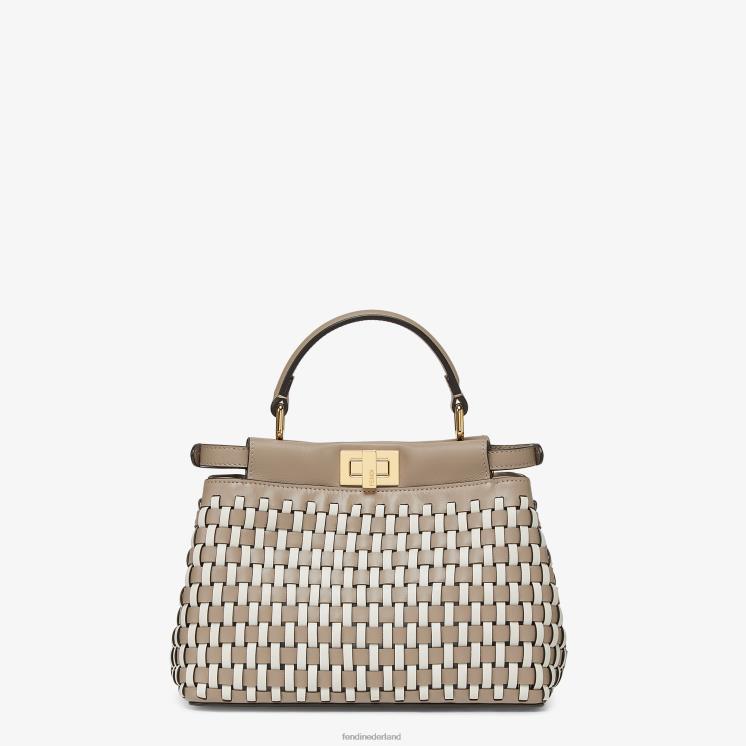 vrouwen accessoires Fendi 0J62L607 duif geïnterlinieerde leren tas veelkleurig