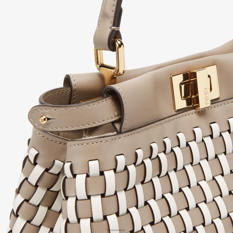 vrouwen accessoires Fendi 0J62L607 duif geïnterlinieerde leren tas veelkleurig
