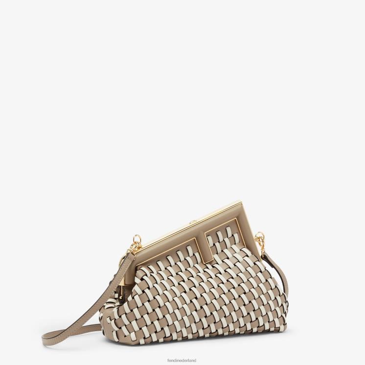 vrouwen accessoires Fendi 0J62L610 duif geïnterlinieerde leren tas veelkleurig