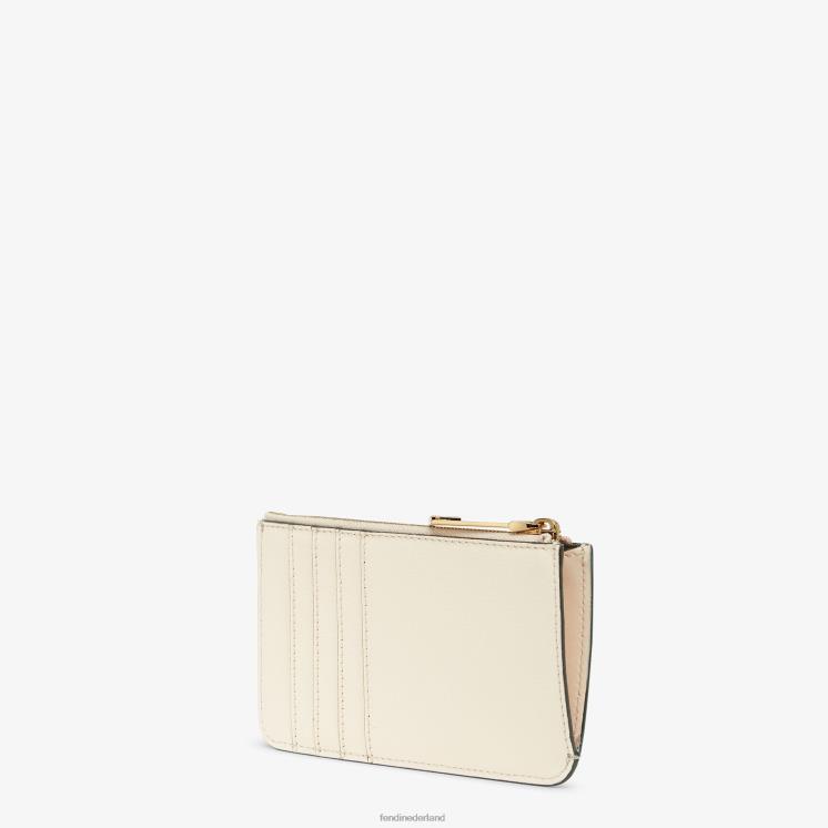 vrouwen accessoires Fendi 0J62L1439 tweekleurig leren en camelia leren tasje veelkleurig
